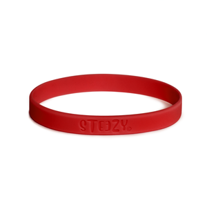 STEEZY®Silicone Knocking Band Classic (63mm) "Red"