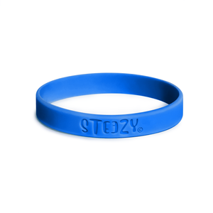 STEEZY® Silikon Klopfband Pocket (55mm) "Electric Blue"