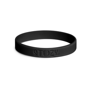 STEEZY®Silicone Tapping Band Pocket (55mm) "Black"