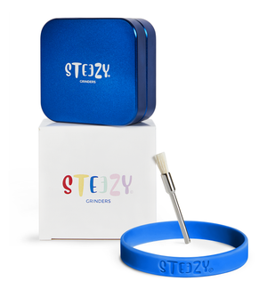 STEEZY® Pocket Grinder | 55mm | 2-teilig "Blue Indigo"