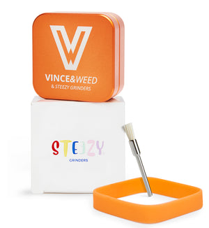 STEEZY® Pocket Grinder STEEZY COLOR EDITION | 55mm | 2-teilig "Vince&Weed"