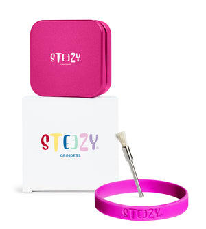 STEEZY® Pocket Grinder | 55mm | 2-teilig "Pink Bubblegum"