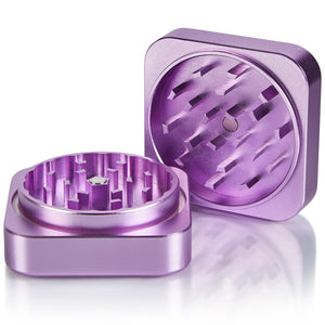 STEEZY® Pocket Grinder | 55mm | 2-piece (Purple Rose)