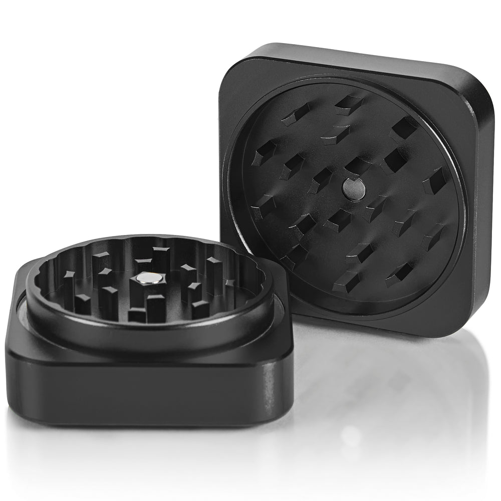
            
                Load image into Gallery viewer, STEEZY® Pocket Grinder | 55mm | 2-piece (Black Beauty)
            
        