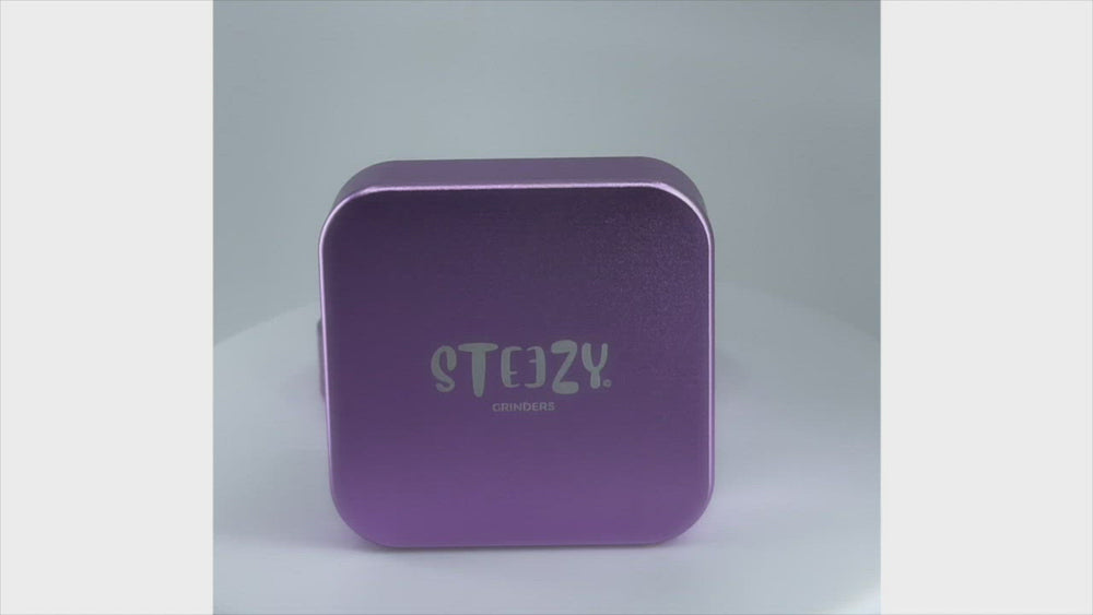 
            
                Load and play video in Gallery viewer, STEEZY® Pocket Grinder | 55mm | 2-piece (Purple Rose)
            
        