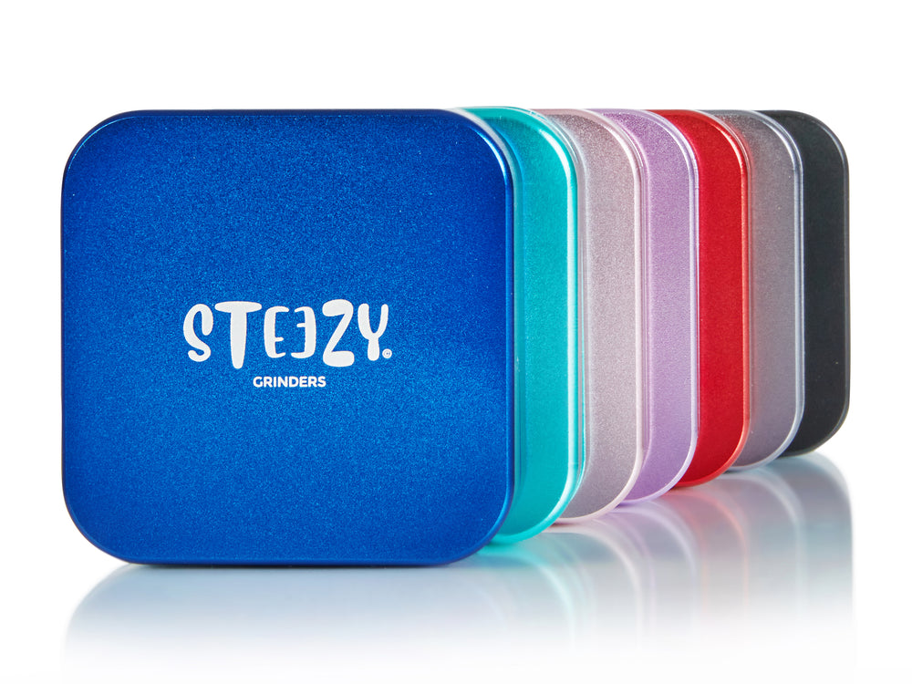 STEEZY® Pocket Grinder | 55mm | 2-piece (Blue Indigo)