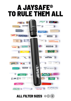 FIRE-FLOW™ JAYSAFE® - Premium Joint Holder Case "Carbon" (ohne Lenyard)