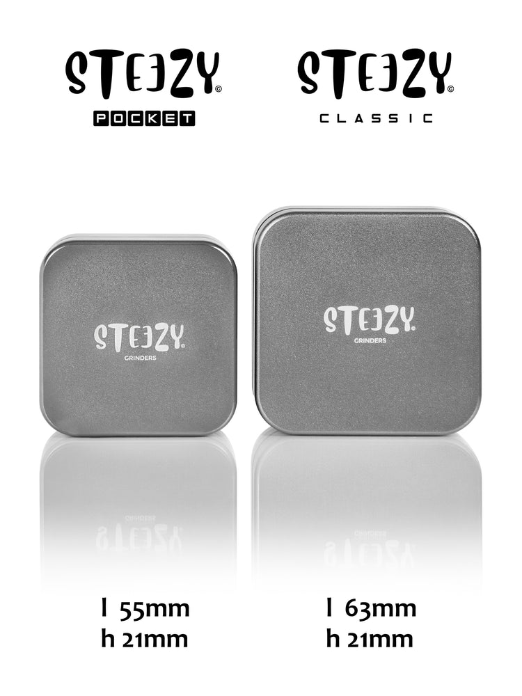 
            
                Load image into Gallery viewer, STEEZY® Classic Grinders | 63mm | 2-piece (Cool Gray)
            
        