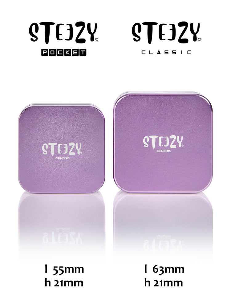 STEEZY® Pocket Grinder | 55mm | 2-teilig "Purple Rose"