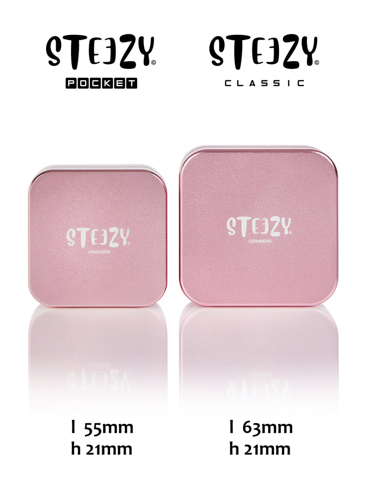 STEEZY® Classic Grinders | 63mm | 2-piece (pink pirouette)