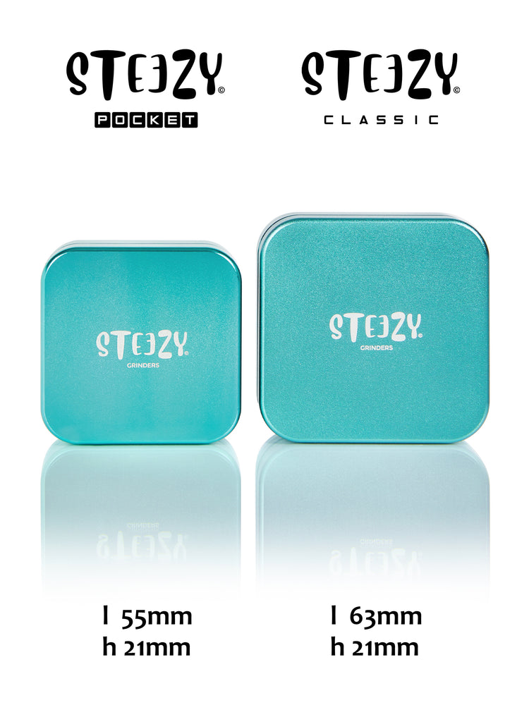 STEEZY® Classic Grinders | 63mm | 2-piece (Turquoise Beach)