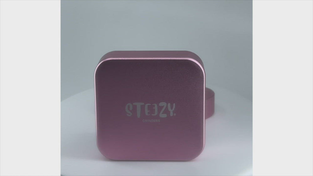 
            
                Load and play video in Gallery viewer, STEEZY® Pocket Grinder | 55mm | 2-piece (Pink Pirouette)
            
        