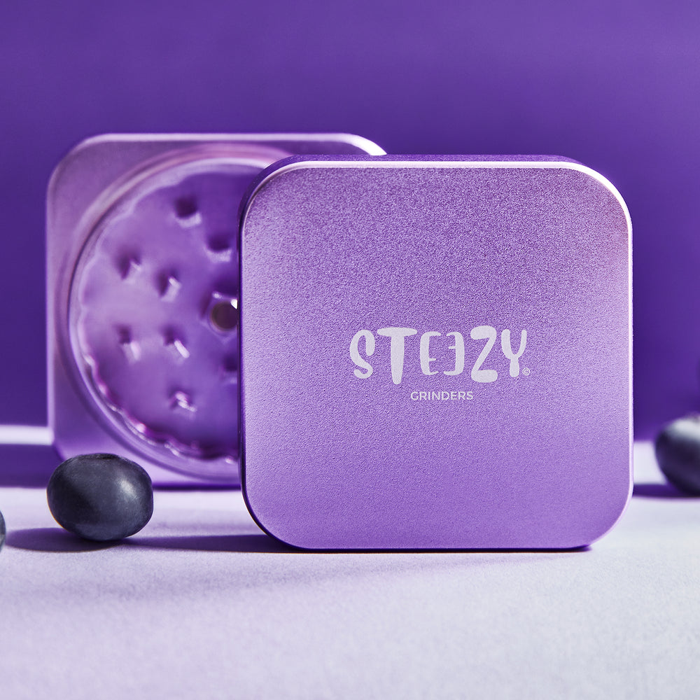 STEEZY® Pocket Grinder | 55mm | 2-teilig "Purple Rose"
