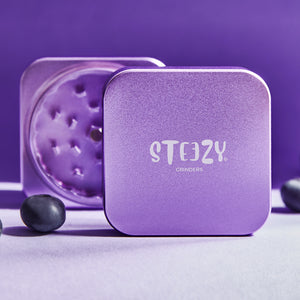 STEEZY® Pocket Grinder | 55mm | 2-piece (Purple Rose)